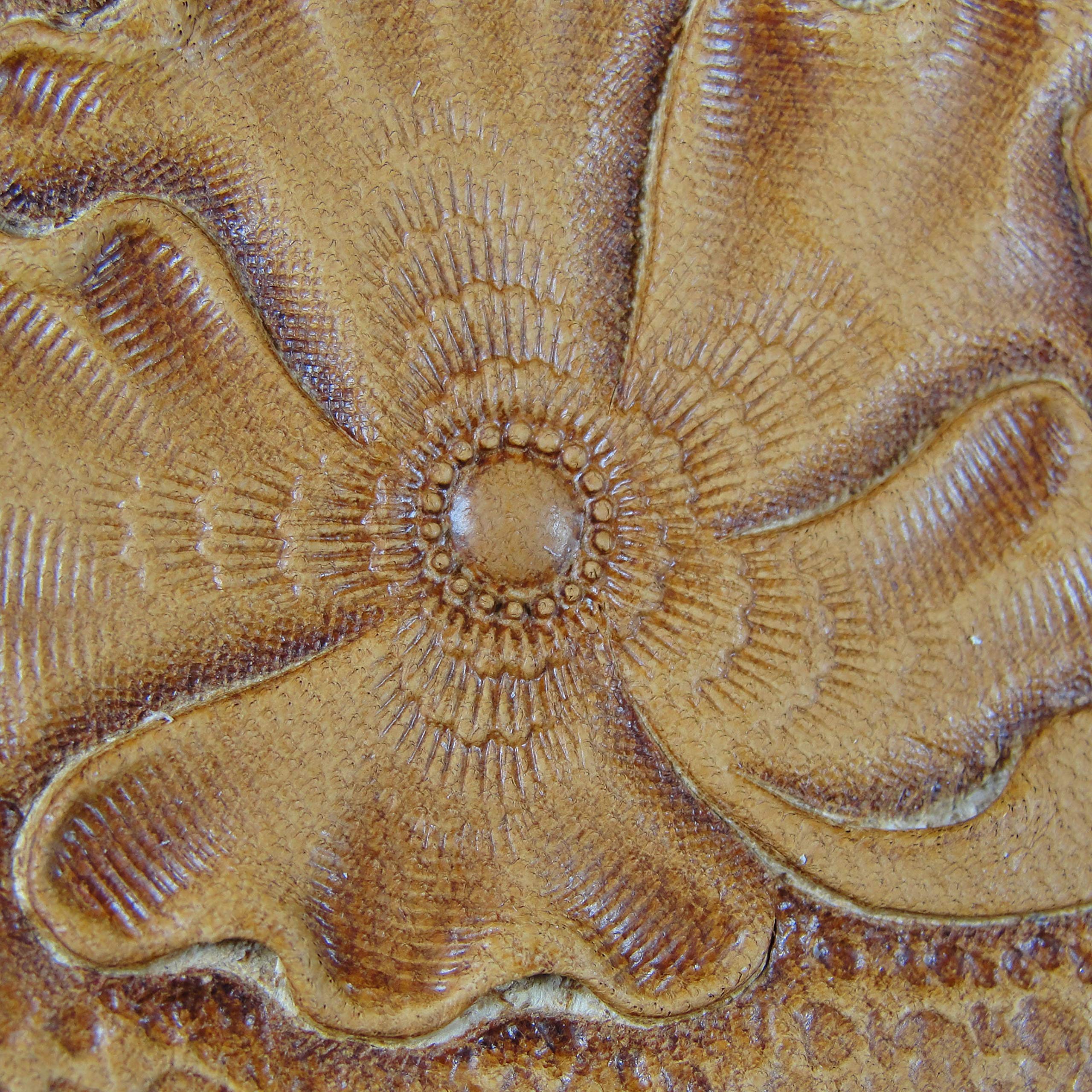 Amazon.com: J504 18-Seed Flower Center Stamp, Japan Select Leather